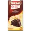 Torras Étcsokoládé banános - cukor- és gluténmentes - 75g