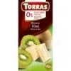 Torras Fehércsokoládé kivis - cukor- és gluténmentes - 75g