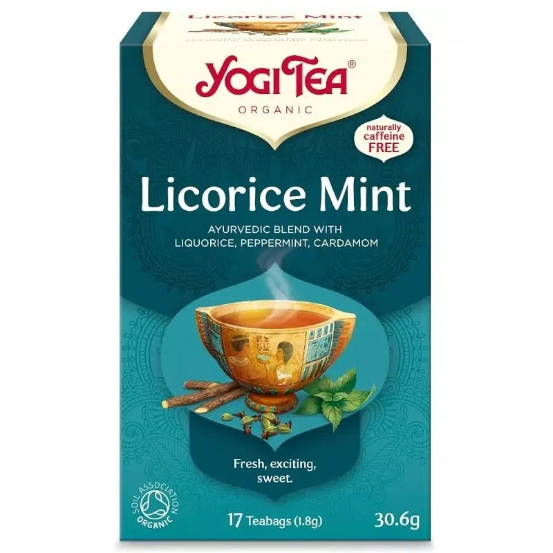 Yogi Bio Édesgyökér tea mentával - 17 filter/doboz 1 Yogi Bio Édesgyökér tea mentával - 17 filter/doboz