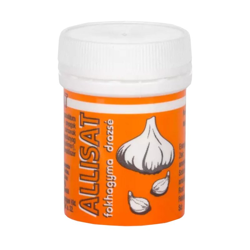Allisat fokhagyma drazsé - 100db 1 Allisat fokhagyma drazsé - 100db