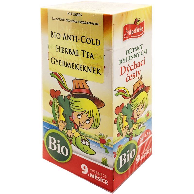 Apotheke Bio Anti-Cold Herbal tea gyermekeknek - 20 filter 1 Apotheke Bio Anti-Cold Herbal tea gyermekeknek - 20 filter
