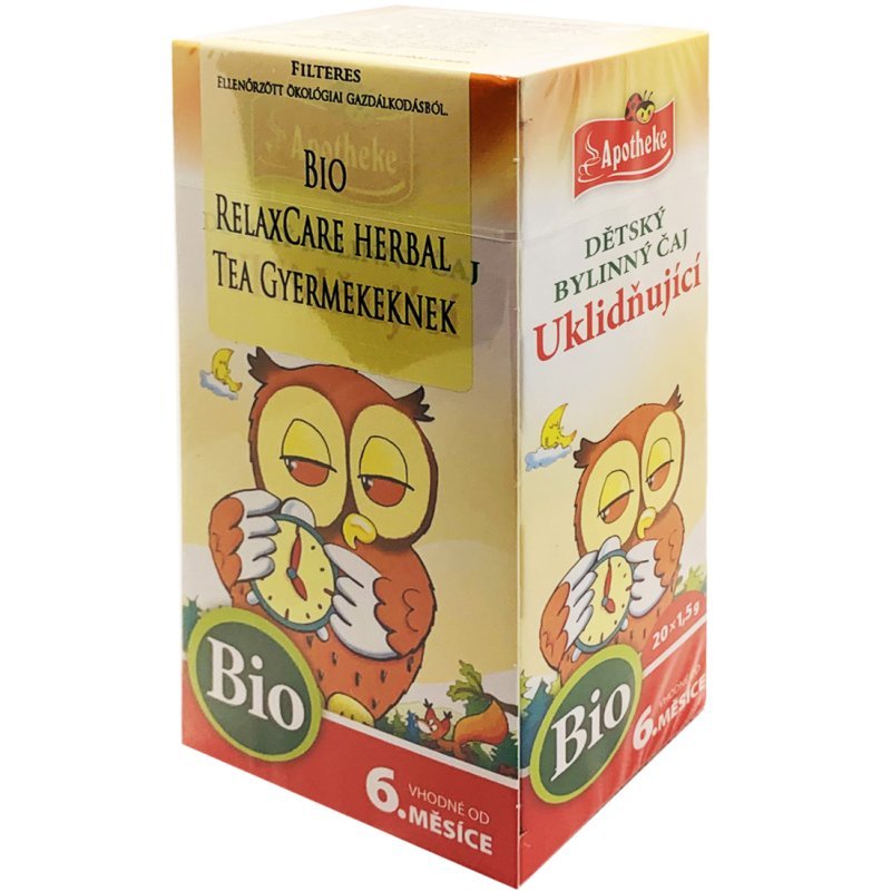 Apotheke Bio Relaxcare Herbal tea gyermekeknek - 20 filter 1 Apotheke Bio Relaxcare Herbal tea gyermekeknek - 20 filter