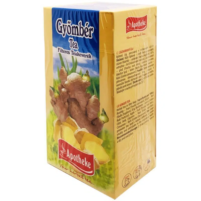 Apotheke Gyömbér tea - 20 filter 1 Apotheke Gyömbér tea - 20 filter