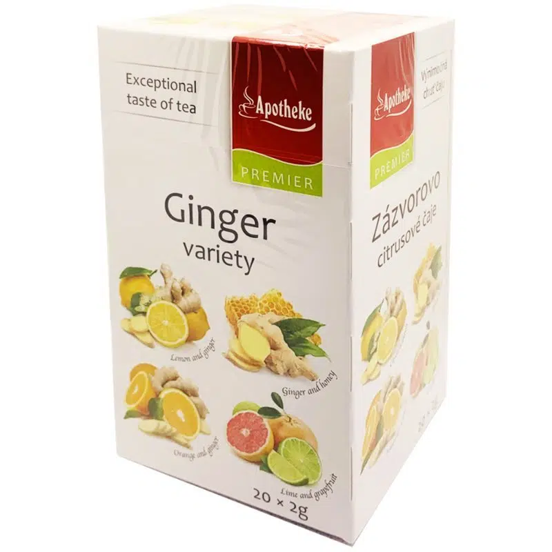 Apotheke Gyömbér variációk, Vegyes gyümölcs tea - 20 filter 1 Apotheke Gyömbér variációk, Vegyes gyümölcs tea - 20 filter