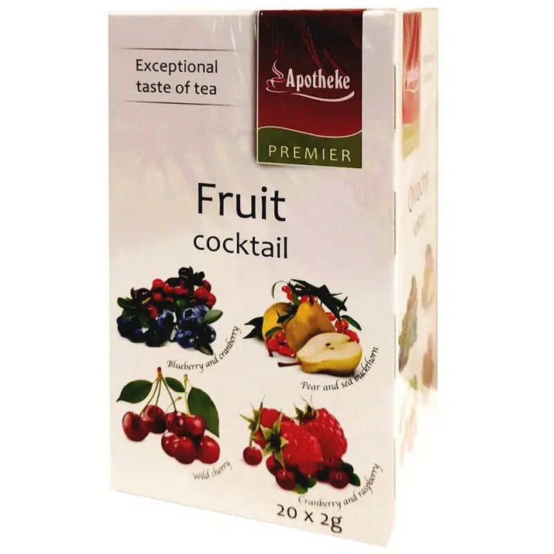 Apotheke Gyümölcskoktél, Vegyes gyümölcs tea - 20 filter 1 Apotheke Gyümölcskoktél, Vegyes gyümölcs tea - 20 filter