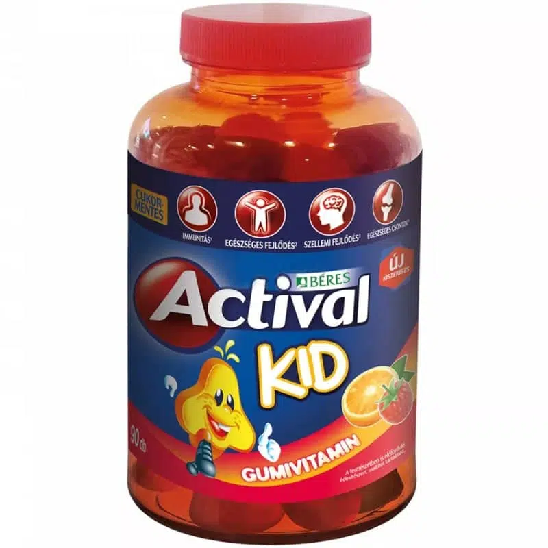 Béres Actival Kid gumivitamin - 90db 1 Béres Actival Kid gumivitamin - 90db