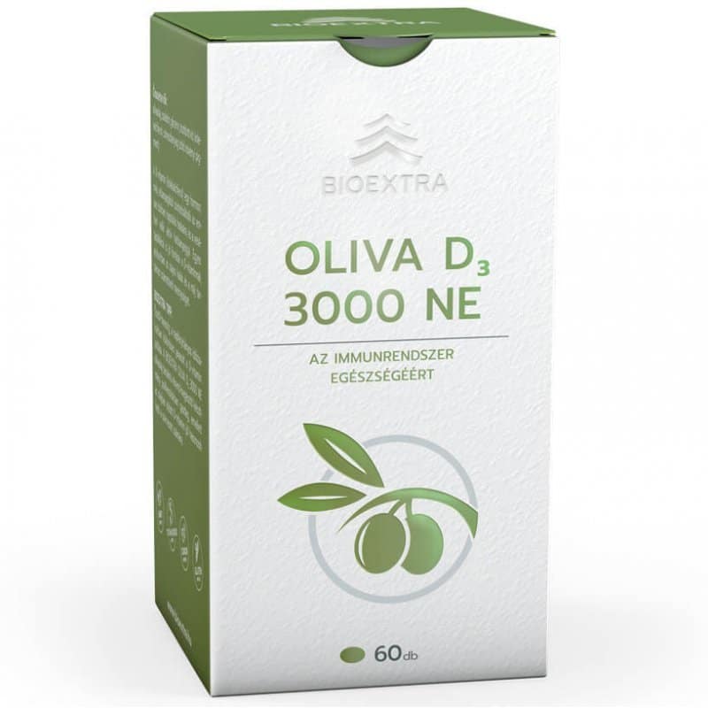 Bioextra Oliva D3-vitamin 3000NE kapszula - 60db 1 Bioextra Oliva D3-vitamin 3000NE kapszula - 60db