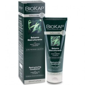Biokap Bellezza Bio helyreállító hajkondicionáló zöld dióval és zabbal - 125ml
