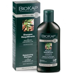 Biokap Bellezza Bio kiegyensúlyozó sampon gyömbérrel és tömjénfával - 200ml