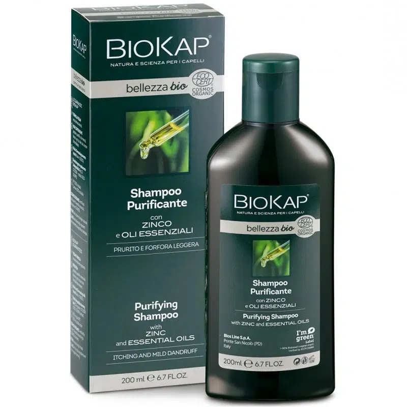 Biokap Bellezza Bio sampon enyhén korpás fejbőrre - 200ml 1 Biokap Bellezza Bio sampon enyhén korpás fejbőrre - 200ml
