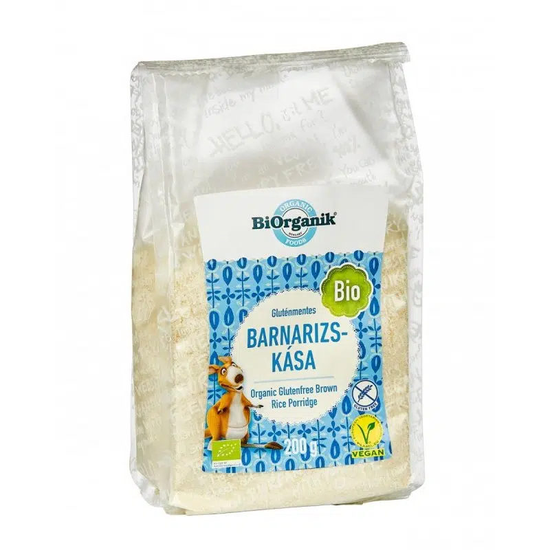 Biorganik Bio Gluténmentes barnarizs-kása - 200g 1 Biorganik Bio Gluténmentes barnarizs-kása - 200g