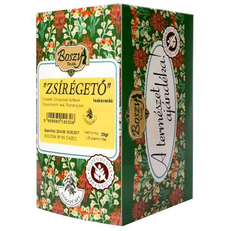 Boszi teák zsírégető teakeverék - 20 filter 1 Boszi teák zsírégető teakeverék - 20 filter