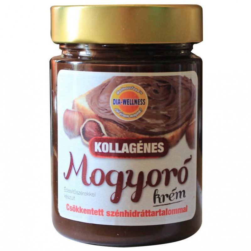 Dia-wellness Mogyorókrém - Kollagénes - 380g 1 Dia-wellness Mogyorókrém - Kollagénes - 380g