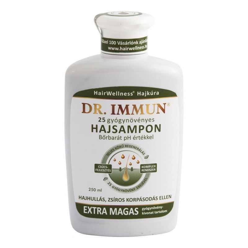 Dr. Immun 25 gyógynövényes sampon - 250ml 1 Dr. Immun 25 gyógynövényes sampon - 250ml