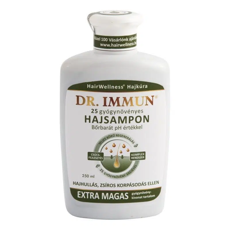 Dr. Immun 25 gyógynövényes sampon - 250ml 1 Dr. Immun 25 gyógynövényes sampon - 250ml