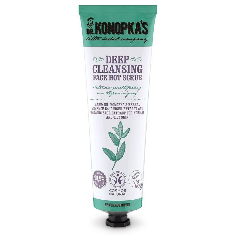 Dr. Konopka's Mélytisztító arcradír gyömbér és zsálya kivonattal - 75ml 1 Dr. Konopka's Mélytisztító arcradír gyömbér és zsálya kivonattal - 75ml
