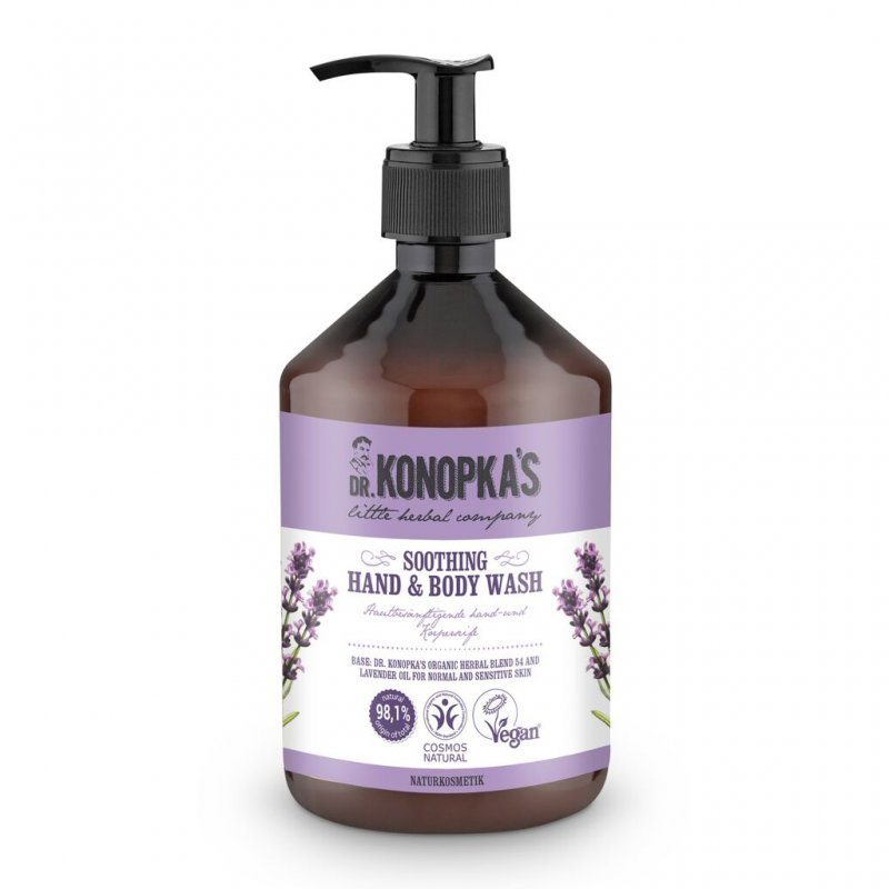 Dr. Konopka's Nyugtató tusfürdő és kézmosó - 500ml 1 Dr. Konopka's Nyugtató tusfürdő és kézmosó - 500ml
