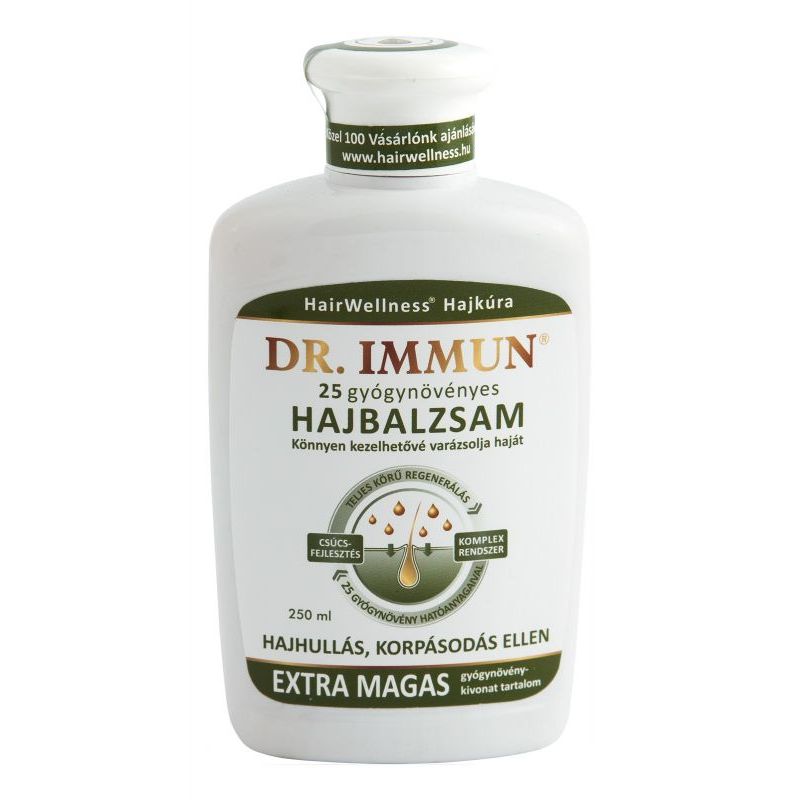 Dr. Immun 25 gyógynövényes hajbalzsam - 250ml 1 Dr. Immun 25 gyógynövényes hajbalzsam - 250ml