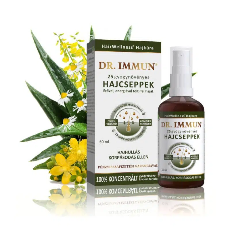 Dr. Immun 25 gyógynövényes hajcseppek - 50ml 1 Dr. Immun 25 gyógynövényes hajcseppek - 50ml