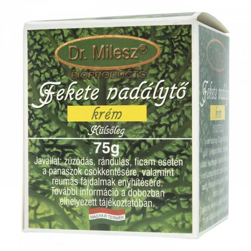 Dr. Milesz Fekete nadálytő krém - 75ml 1 Dr. Milesz Fekete nadálytő krém - 75ml