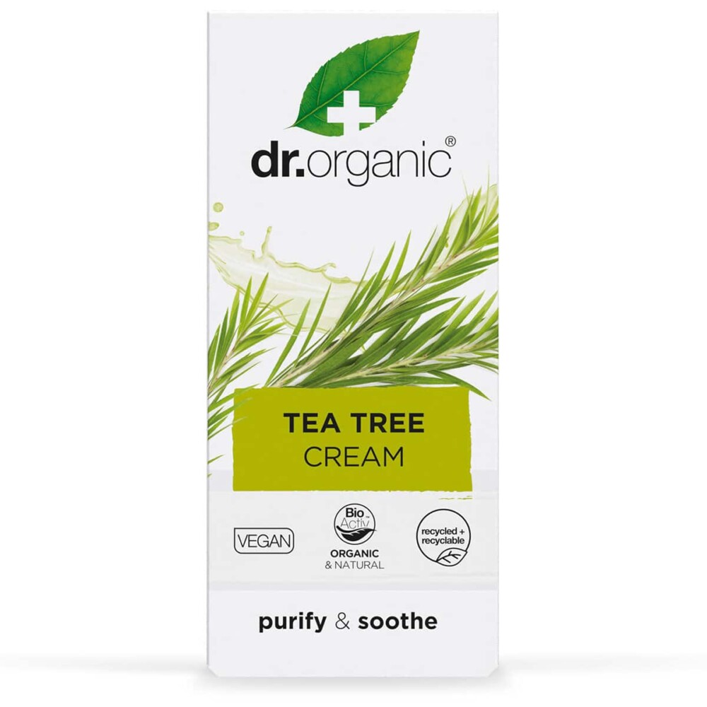 Dr. Organic Bio teafa bőrápoló krém - 50ml 1 Dr. Organic Bio teafa bőrápoló krém - 50ml