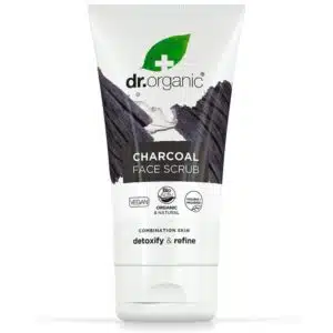 Dr. Organic Charcoal Mélytisztító arcradír aktív szénnel - 125ml