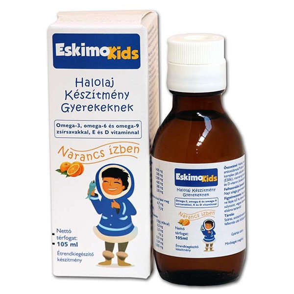 Eskimo Kids halolaj narancsos - 105ml 1 Eskimo Kids halolaj narancsos - 105ml