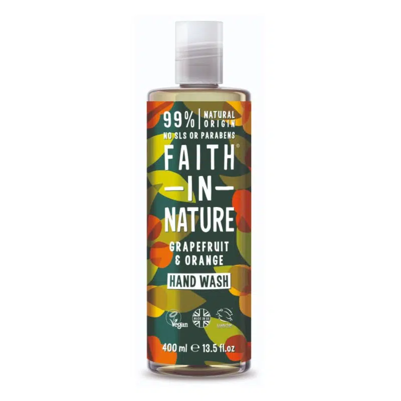 Faith in Nature Grapefruit és Narancs folyékony kézmosó - 400ml 1 Faith in Nature Grapefruit és Narancs folyékony kézmosó - 400ml