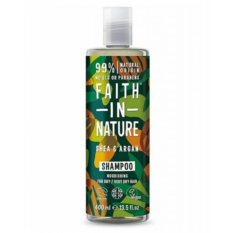 Faith in Nature Shea vaj és Argán olaj sampon - 400ml 1 Faith in Nature Shea vaj és Argán olaj sampon - 400ml