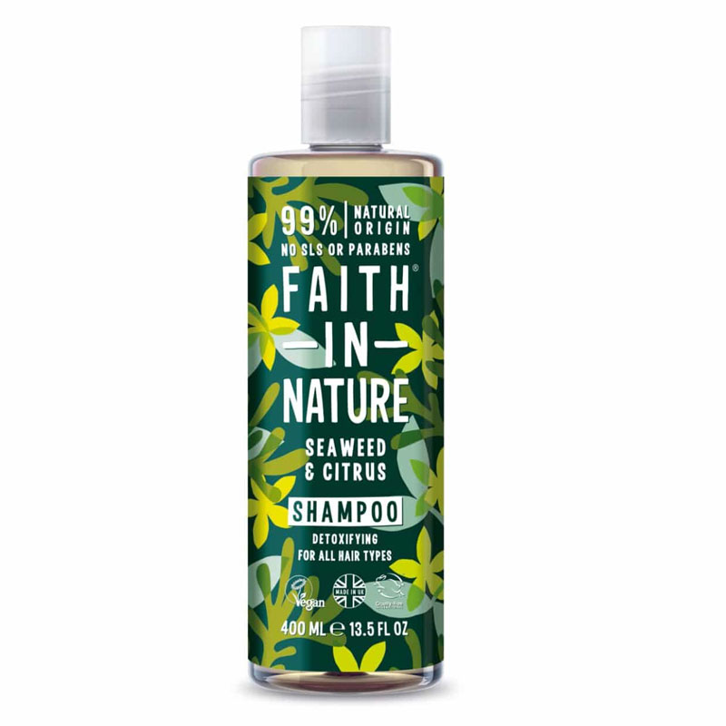 Faith in Nature Tengeri hínár és citrus sampon - 400ml 1 Faith in Nature Tengeri hínár és citrus sampon - 400ml