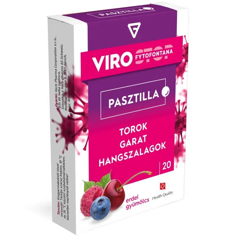Fytofontana Pasztilla erdei gyümölcs ízű - 20db 1 Fytofontana Pasztilla erdei gyümölcs ízű - 20db