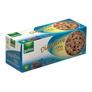 Gullón Digestiv zabpelyhes korpás keksz étcsokoládéval - 425g
