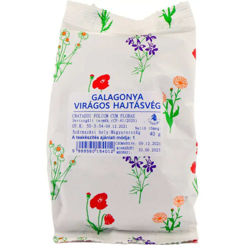 Gyógyfű galagonyaágvég tea - 40g 1 Gyógyfű galagonyaágvég tea - 40g