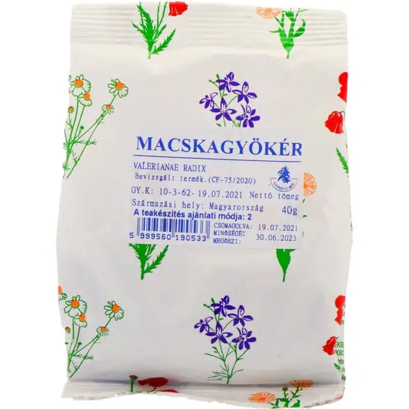 Gyógyfű Macskagyökér tea - 40g 1 Gyógyfű Macskagyökér tea - 40g