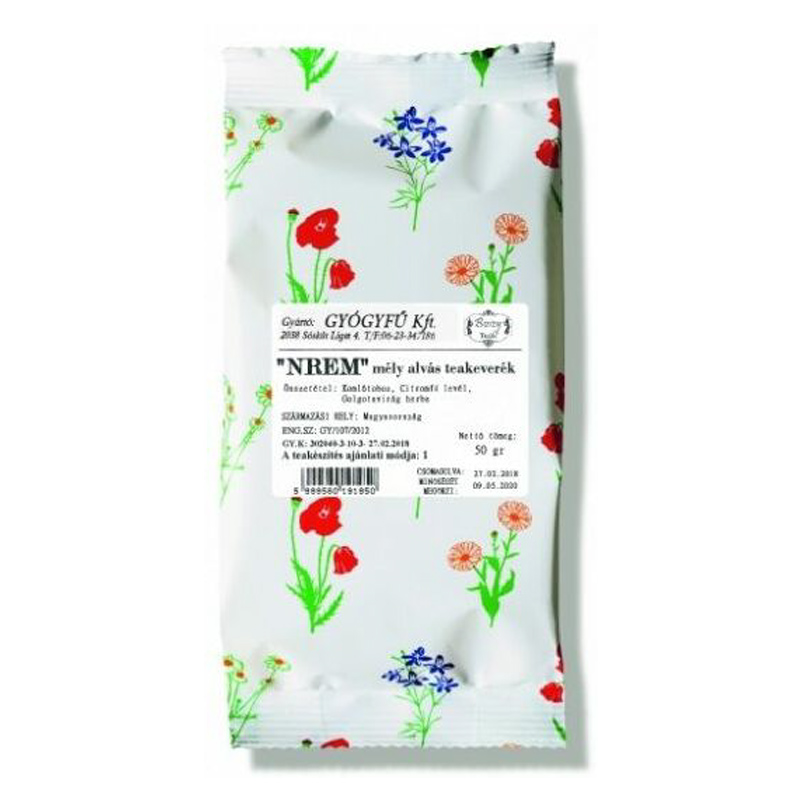 Gyógyfű nrem mély alvás teakeverék - 50g 1 Gyógyfű nrem mély alvás teakeverék - 50g