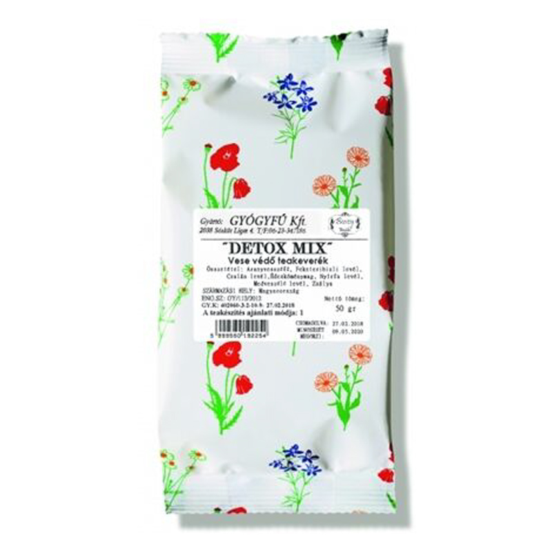 Gyógyfű detox mix teakeverék - 50g 1 Gyógyfű detox mix teakeverék - 50g