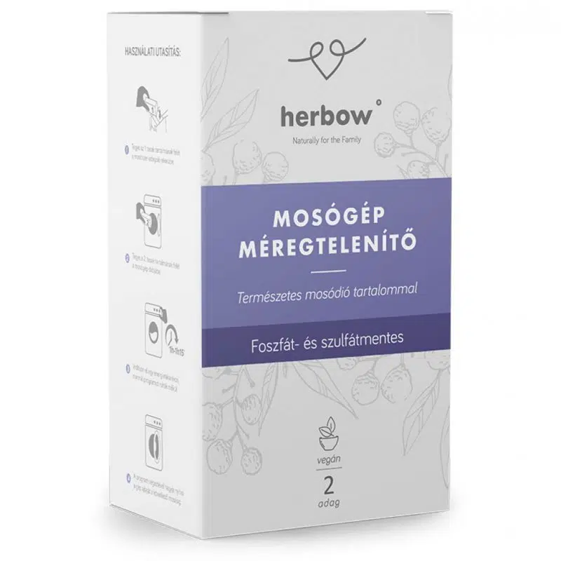 Herbow Mosógép méregtelenítő-tisztító - 200g 1 Herbow Mosógép méregtelenítő-tisztító - 200g