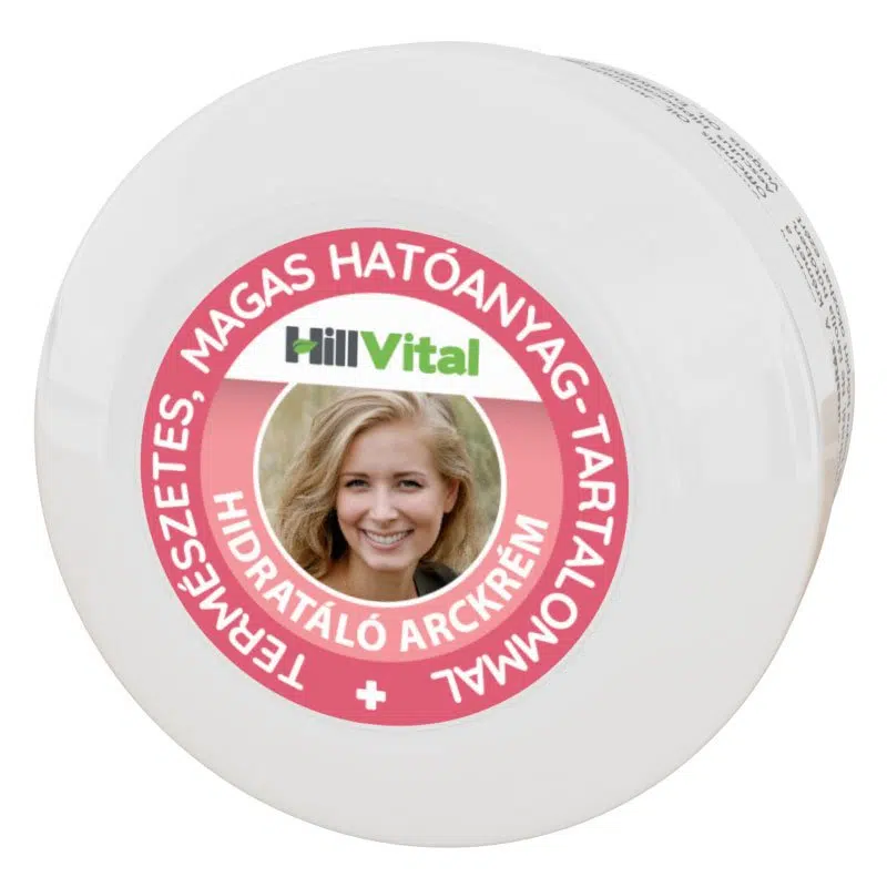 HillVital Gyógyfüves hidratáló arckrém - 60ml 1 HillVital Gyógyfüves hidratáló arckrém - 60ml