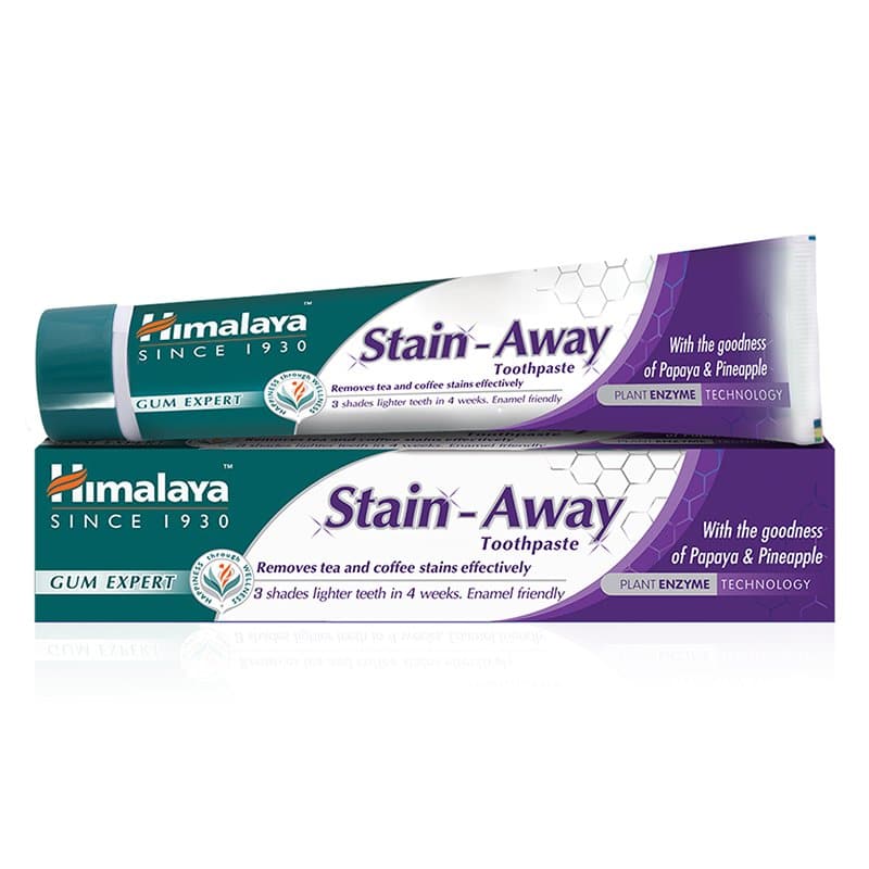 Himalaya Herbals Stain-Away gyógynövényes folteltávolító fehérítő fogkrém - 75ml 1 Himalaya Herbals Stain-Away gyógynövényes folteltávolító fehérítő fogkrém - 75ml