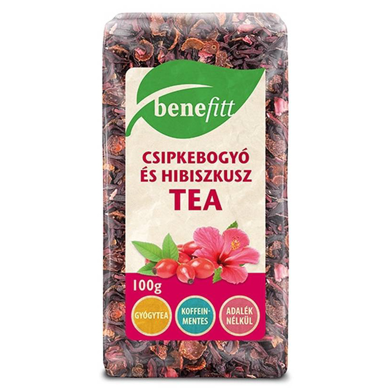 Interherb Benefitt csipkebogyó-hibiszkusz tea - 100g 1 Interherb Benefitt csipkebogyó-hibiszkusz tea - 100g