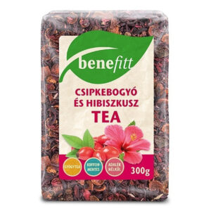 Interherb Benefitt csipkebogyó-hibiszkusz tea - 300g