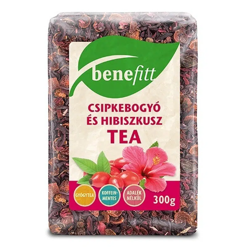 Interherb Benefitt csipkebogyó-hibiszkusz tea - 300g 1 Interherb Benefitt csipkebogyó-hibiszkusz tea - 300g