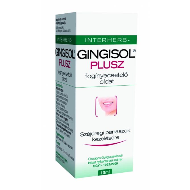 Interherb Gingisol Plusz fogínyecsetelő - 10ml 1 Interherb Gingisol Plusz fogínyecsetelő - 10ml