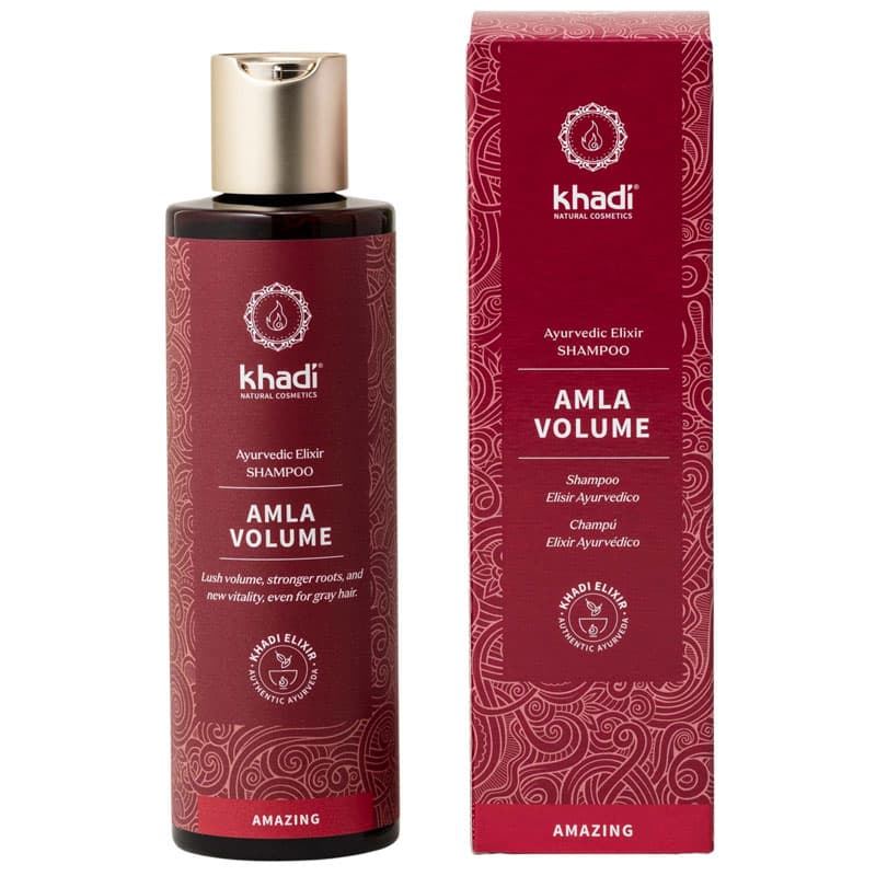 Khadi Amla Volume sampon ayurvédikus elixírrel - 200ml 1 Khadi Amla Volume sampon ayurvédikus elixírrel - 200ml