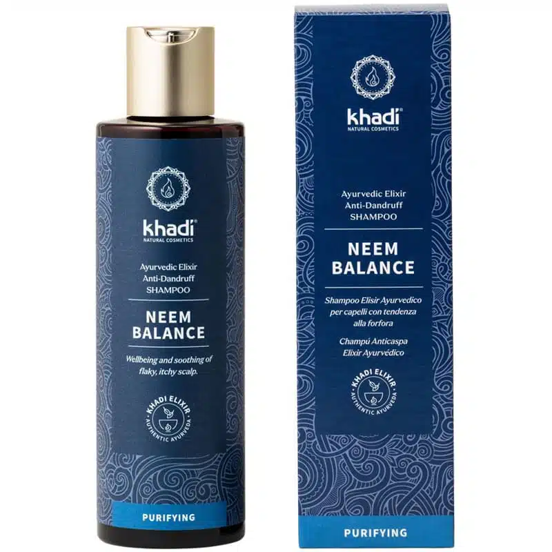 Khadi Neem Balance sampon ayurvédikus elixírrel - 200ml 1 Khadi Neem Balance sampon ayurvédikus elixírrel - 200ml