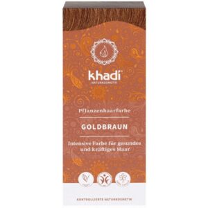 Khadi Növényi hajfesték - aranybarna - 100g
