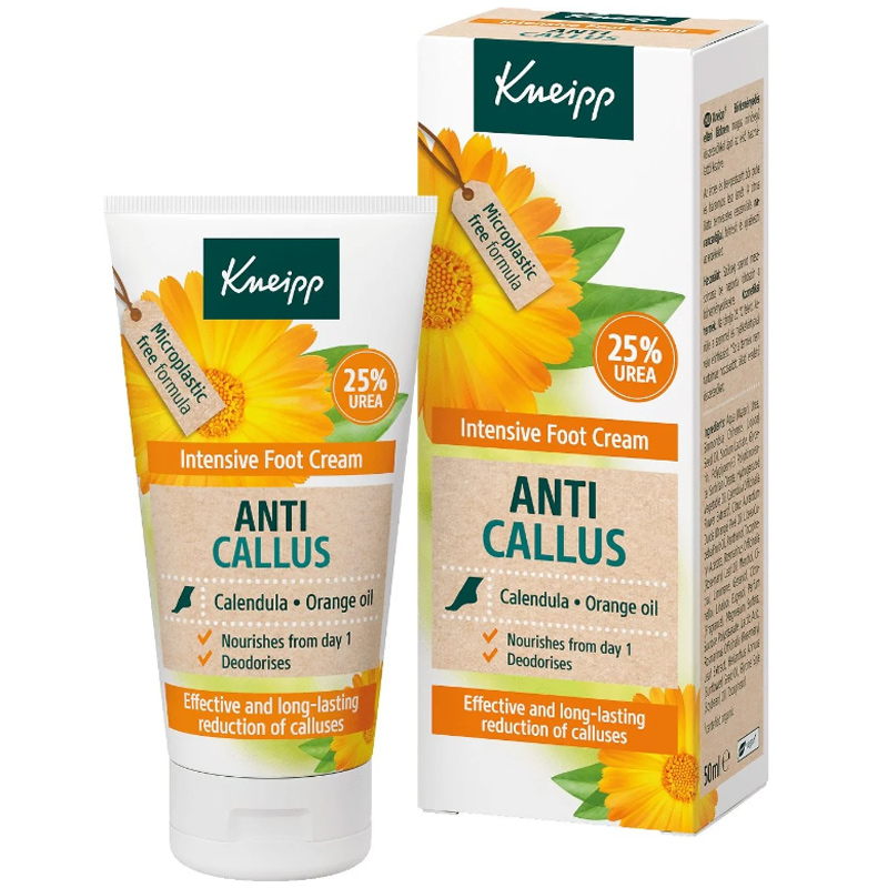 Kneipp Bőrkeményedés elleni lábkrém + 25% Urea - 50ml 1 Kneipp Bőrkeményedés elleni lábkrém + 25% Urea - 50ml