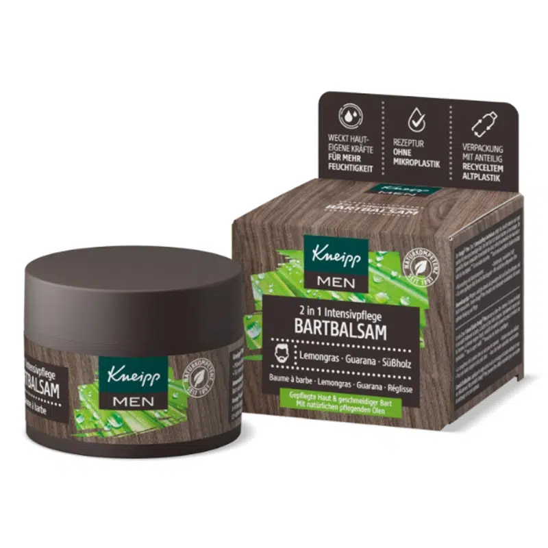 Kneipp MEN - 2in1 intenzív szakáll ápoló balzsam - 50ml 1 Kneipp MEN - 2in1 intenzív szakáll ápoló balzsam - 50ml