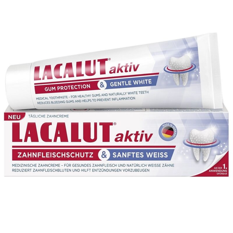 Lacalut Aktiv Gum Protection & Gentle White fogkrém - 75ml 1 Lacalut Aktiv Gum Protection & Gentle White fogkrém - 75ml