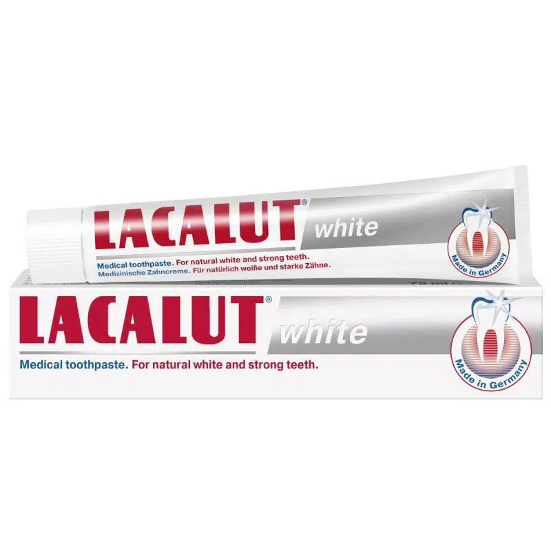 Lacalut White fehérítő fogkrém - 75ml 1 Lacalut White fehérítő fogkrém - 75ml
